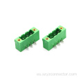Bloques de terminales conectables de 5,08 mm macho verde 3P